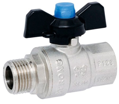 Кран шаровый 1/2" вн/нар (бабочка) STRONG PROFactor (PF FBV 285) Кран шаровый 1/2" вн/нар (бабочка) STRONG PROFactor (PF FBV 285)