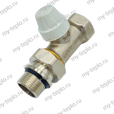Вентиль для термоголовки верхний прямой 3/4