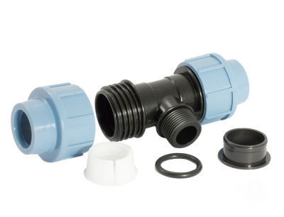 ПНД Тройник 32х3/4"х32 нар/р Unipump (98812)