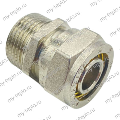 Соединение прямое для металлополимерных труб 20х3/4 нар/р PROFactor (soedpryammpl2034narPF)